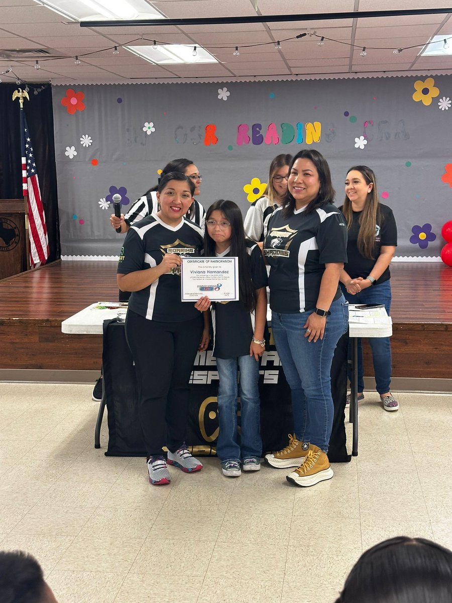 OES_Ocelots's tweet image. 🎮🏆Congrats to our Roaring Shadows Esports team on a job well done at the LFCISD Elementary Esports tournament! Thank you to our coaches Ms. V &amp;amp; Mrs. Martinez. 
Winners:
🏆1st Time Trials- Arturo S.
🏆6th Time Trials- Gonzalo G.
🏆1st 2 vs 2- Logan/Abdiel
🏆3rd 2 vs 2 - JD/Evan