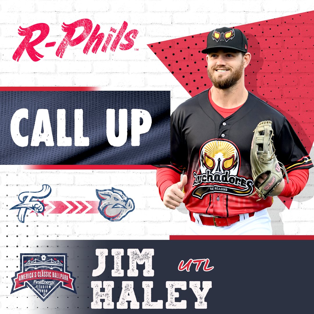 Jim Haley is headed back to Lehigh Valley! Congratulations to Jim Haley on his call-up to Triple-A!