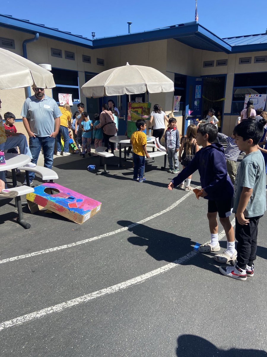 BCs Deep Learning Theme to improve our community resulted in our TK/K students collaborating and creating games! With adult support, they designed and built hands-on games for our whole community to enjoy!! ⁦@SRVUSD1⁩