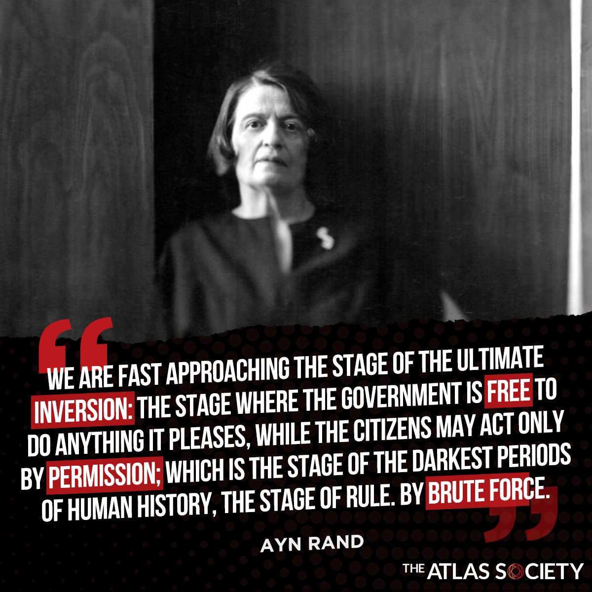 Your rights are slowly being taken from you, soon it will be too late! #ShrinkGovernment #AtlasShrugged #AynRand youtube.com/watch?v=Z0bids…