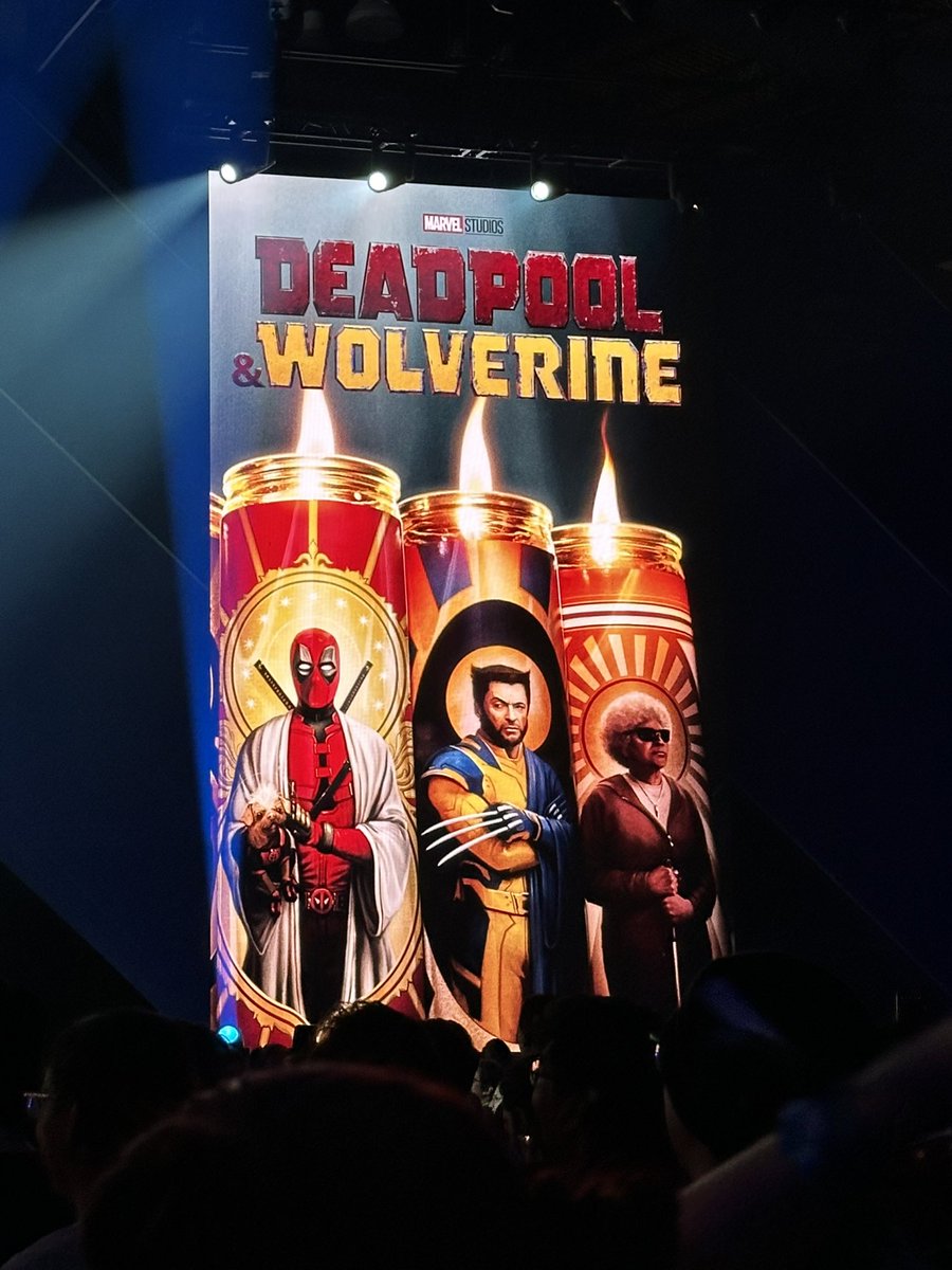 🚨📷 PÔSTER INÉDITO DE #DeadpoolAndWolverine apresentado na #CCXPMexico