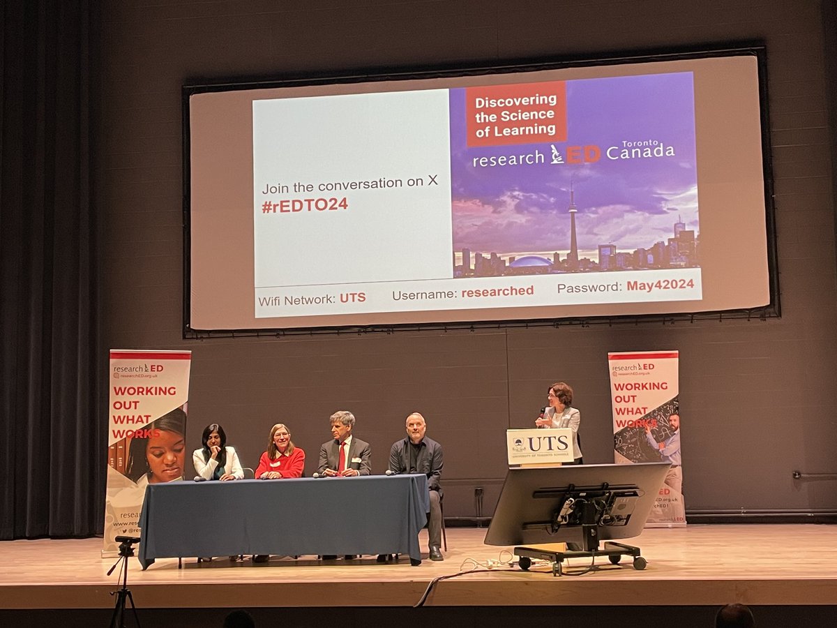 What a privilege to learn from all the greats at this year’s #rEDTO24! If you are an educator, go to an education conference! Any education conference! You will thank me. <a href="/researchEDCan/">researchED Canada</a>