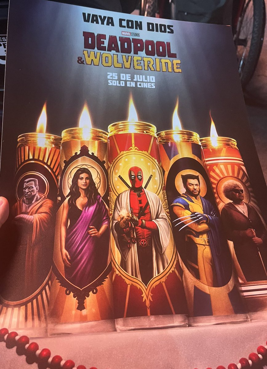 New poster for ‘DEADPOOL & WOLVERINE’ Given to #CCXP attendees.