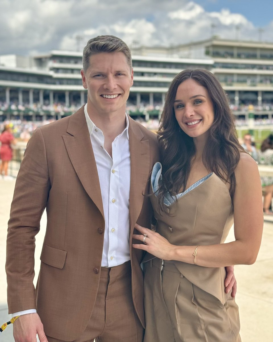 Kicking off the Month of May traditions at the 150th running of the @KentuckyDerby. Always fun to see the history and pageantry of this event. Thanks @NBCSports for having us out today!
