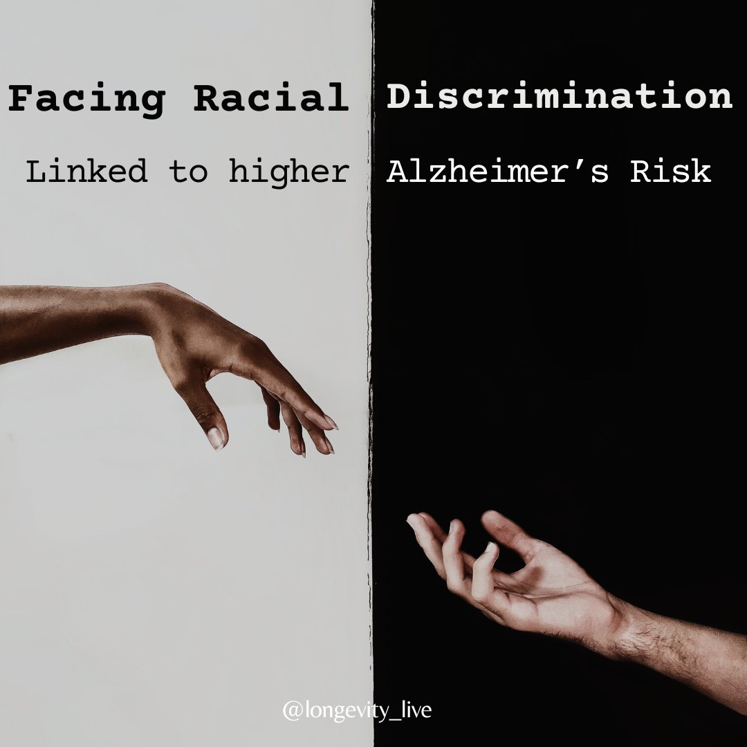 ICYMI: A recent study sheds light on this concerning link between racial discrimination and Alzheimer's.

Follow this link for more: tinyurl.com/32tesjd6

#AlzheimersAwareness #HealthEquity #EndHealthDisparities #HealthDisparities