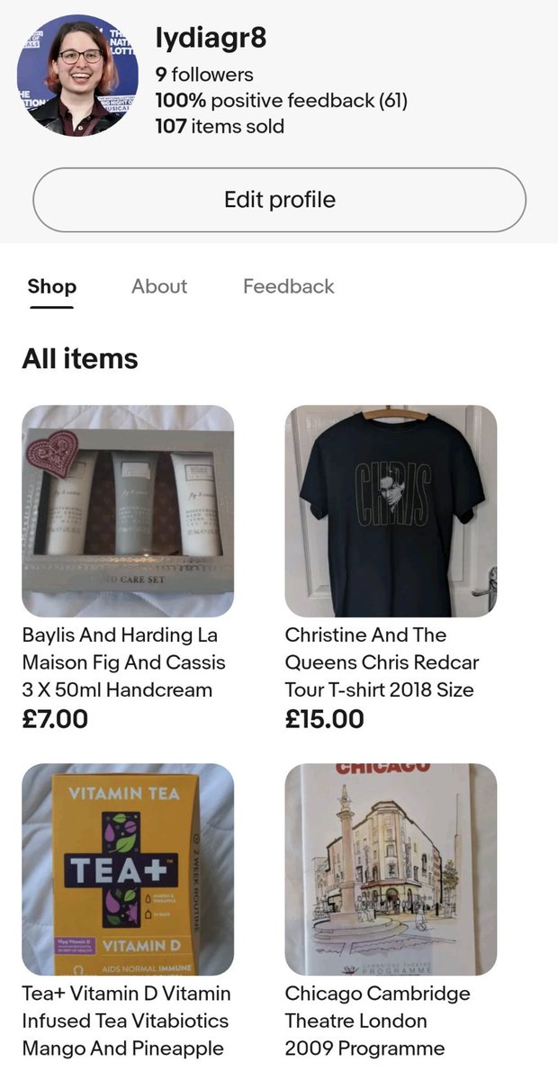 You may recall that last year, I opened an eBay shop to help fund my mission to pay kindness forward with the Come From Away UK Tour. A couple of months into the tour, funds are running a lil low so I've reopened the shop. I'll be adding items daily!⬇️ ebay.co.uk/usr/lydiagr8