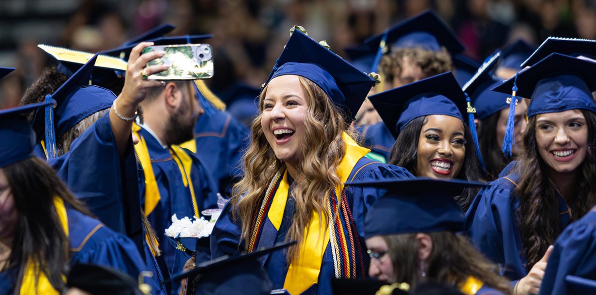 This year, UNC's graduating class will be the most diverse class in the past 5 years. Nearly 43% are first-generation students with nearly 25% identifying as Hispanic/Latine. Learn more about UNC's 2024 graduating class: unco.edu/news/articles/…. #UNCBears #Diversity #ClassOf2024