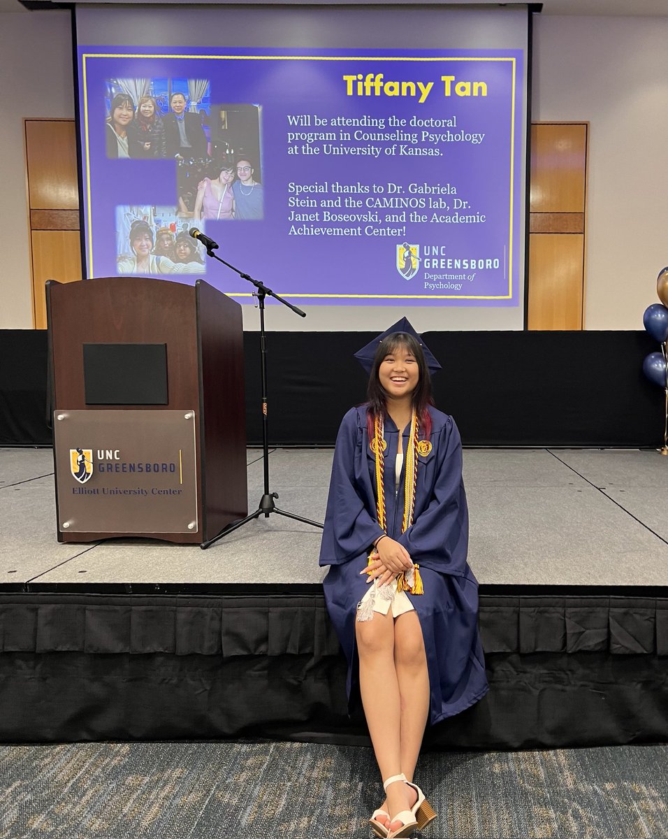 I graduated college (@UNCG) and spoke at my department graduation (@UNCG_Psych)! Thank you to my family and friends, I could not have done it without everyone's support <3 I will definitely take time to enjoy the summer before grad school. YAY! #uncggrad #uncgway