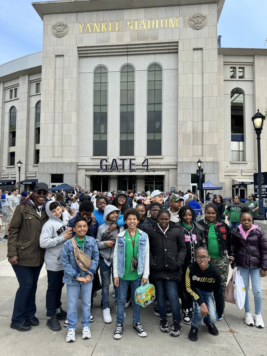 Our scholars enjoyed a baseball game this morning.  (5/4/24) Go Yankees! <a href="/23k150/">Christopher Elementary School</a> <a href="/D23Rising/">District23Rising</a>