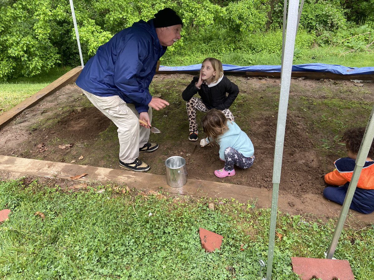 Tough to figure out which amazing event to attend today but the kids and I finally decided to do @MontgomeryParks Family Archeology Day at Needwood Mansion. Great event, learned a lot, kids had a blast.