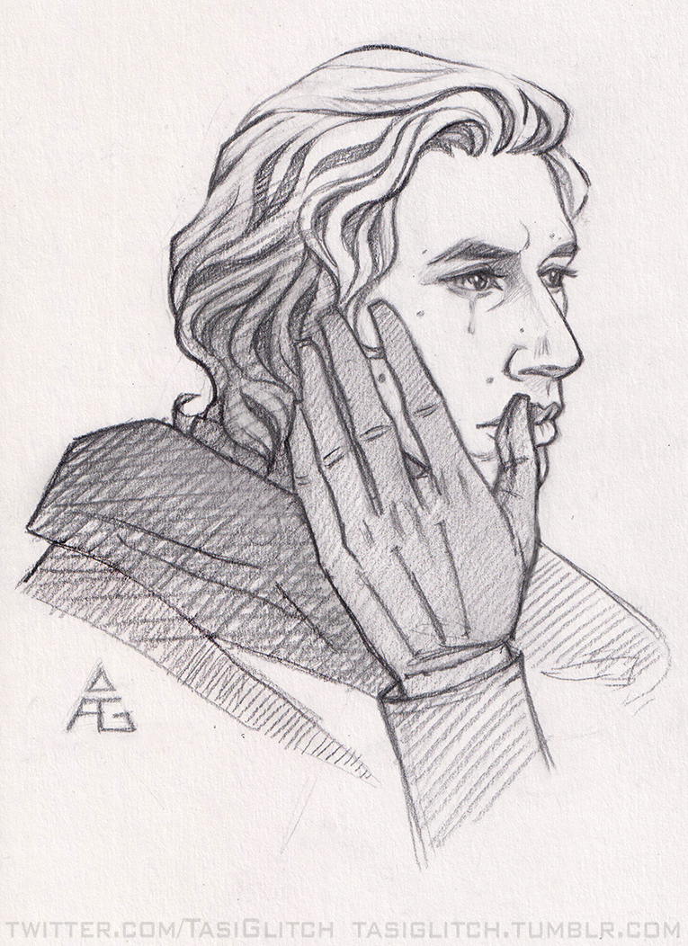#kylux #kyluxart #kyloren #bensolo #armitagehux #generalhux #huxlo #kyloxhux #StarWarsTheForceAwakens #traditionalart #MayTheFourthBeWithYou