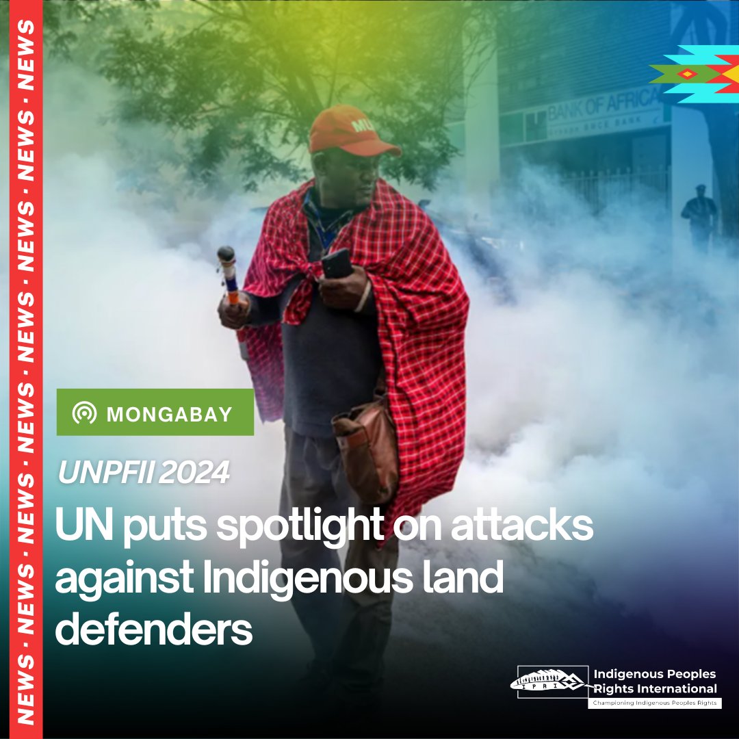 🌍For there to be a future, our voices must be heard and our rights fully recognized, respected and protected 👉🏾Read some of the issues and cases we raised at the UN during #UNPFII2024 in this @Mongabayorg piece: tinyurl.com/3b5mbk66 #StopCriminalization #SelfDetermination