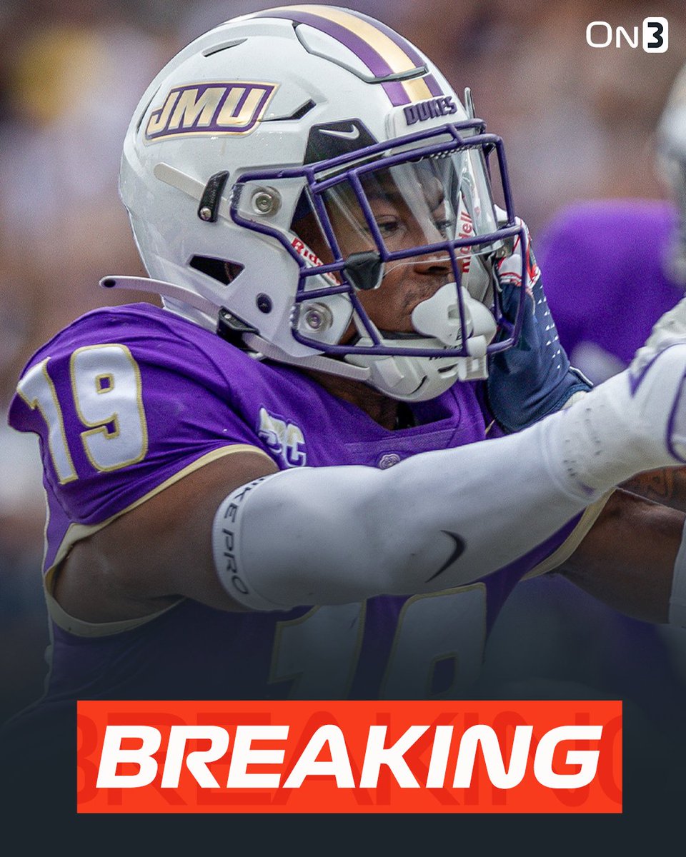 NEWS: James Madison transfer CB D'Angelo Ponds has committed to Indiana💥 The @On3sports True Freshman All-American had 51 tackles and 2 interceptions this past season👀 on3.com/transfer-porta…