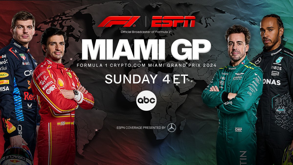 The 2024 Miami Grand Prix happens Sunday! Tune in to ABC10 tomorrow at 1 p.m. to watch.