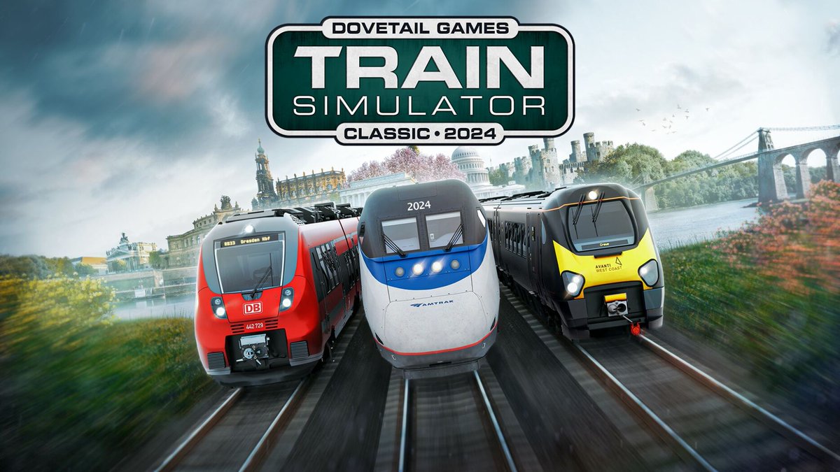 Train Simulator Classic 2024 is coming soon! Journey to five countries and take a tour of over 450 km of rails.🚄 🚂 🚈 Read the first details here: bit.ly/Announcing-Tra… #TrainSimulator