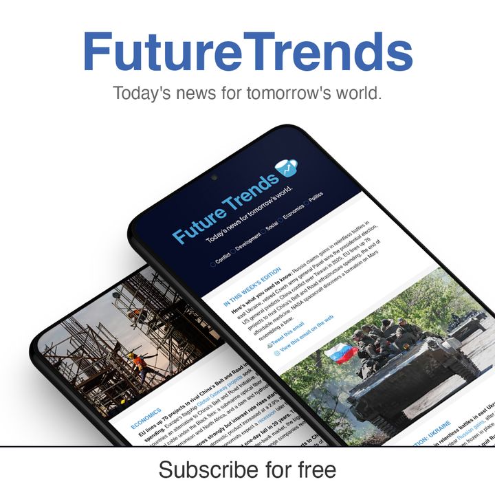 Stay informed with #FutureTrends, your weekly source of global politics, conflict, economics & development updates. Join over 80,000 readers. 📩 Sign up for free. futuretrends.email/sign-up/