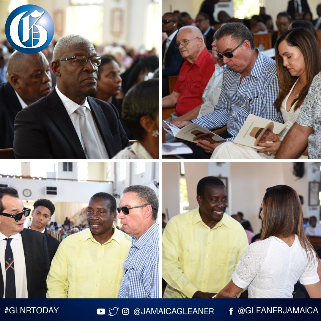 The thanksgiving for Sonia Maritza Mais Vaz, the mother of Government Minister and West Portland Member of Parliament, Daryl Vaz, is under way at the St Peter and Paul Church in St Andrew. She passed away in April after ailing for some time. #GLNRToday

📸: Antoine Lodge