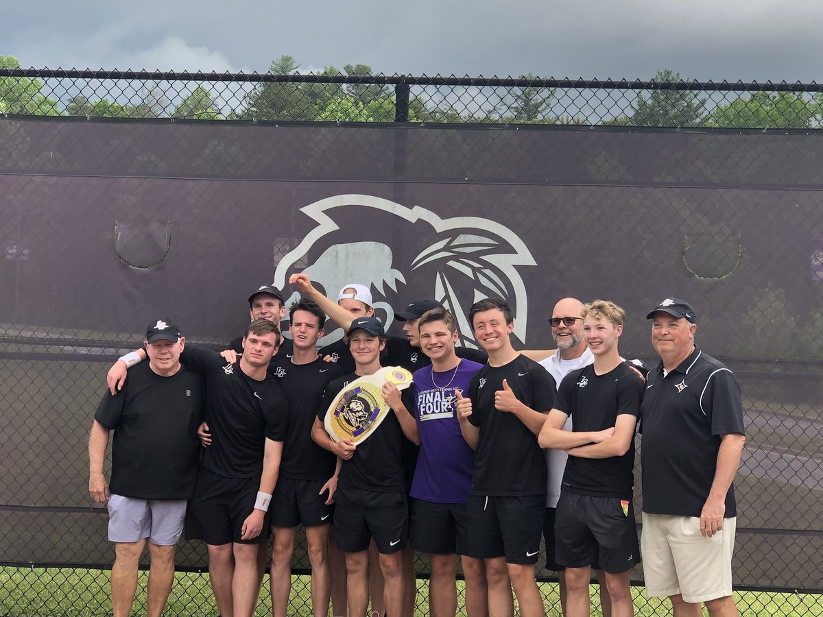 BREAKING: Lumpkin advances to Class AAA Tennis State Championship.  The Indians took 2 of 3 singles matches and with both Doubles matches tied at one set each, Lumpkin took the #2 Doubles to clinch 3-1.