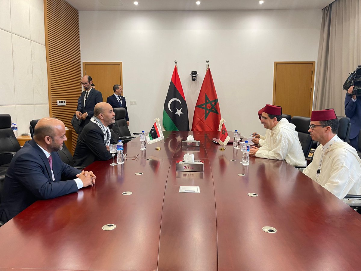 En marge de la 15ème Conférence au Sommet de l’OCI, M. Nasser Bourita s’est entretenu, aujourd’hui à Banjul, avec le vice-Président du Conseil présidentiel libyen, M. Moussa Al-Koni. #OICBanjulSummit