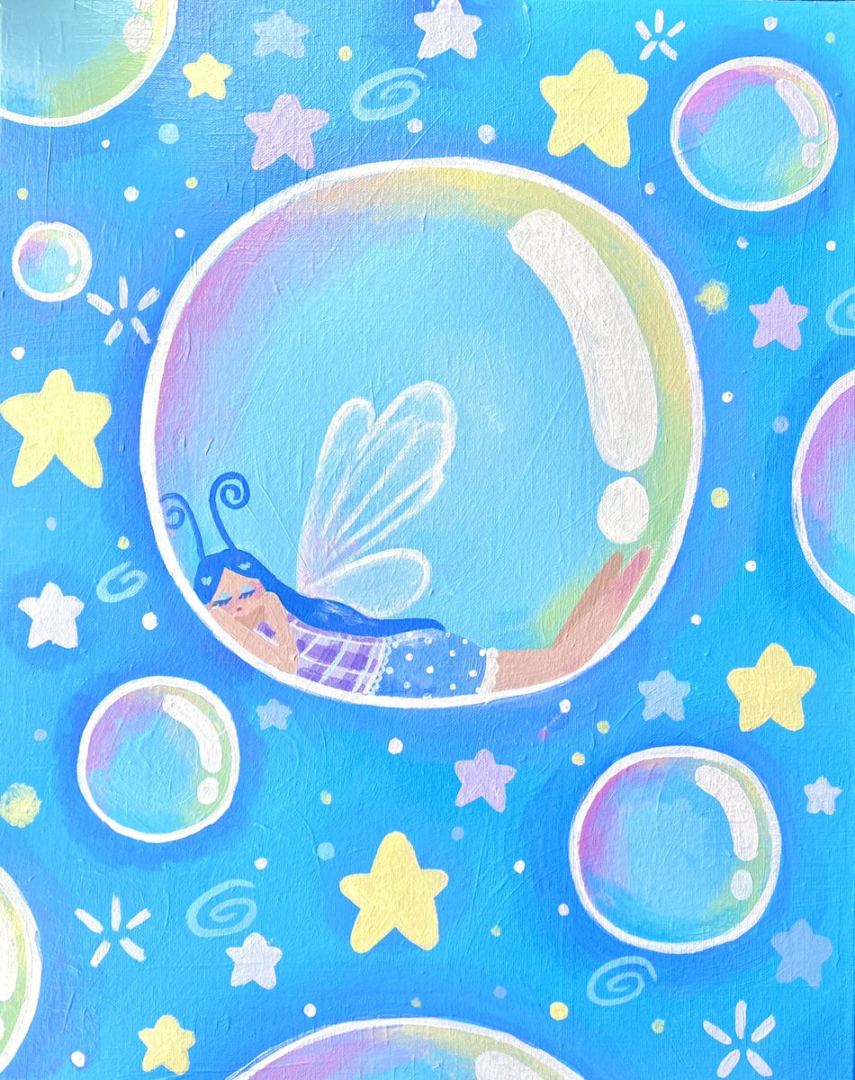🫧Sleeping in a Bubble⭐️

#painting #acrylicpainting
