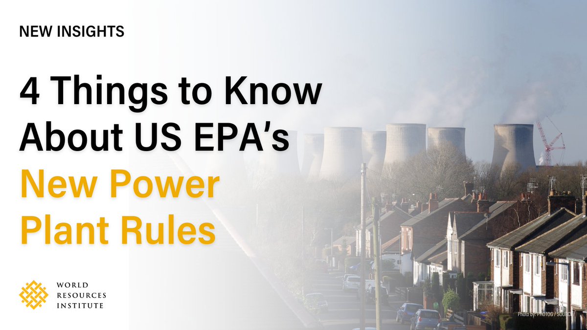 The power sector currently accounts for a quarter of #GHG emissions in the United States and emits other forms of #AirPollution which disproportionately affects disadvantaged communities. Here are four things to know about the new rules: bit.ly/44qYtc4