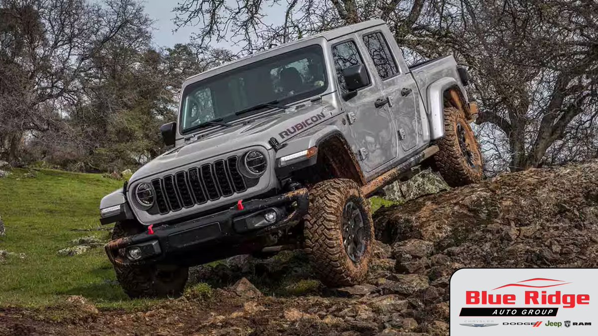 Jeep Gladiator is the only Trail Rated Pickup Truck. It features high levels of articulation and a best-in-class approach angle so you can tackle even the toughest terrain.
#jeepgladiator #blueridgeCDJR #2024trucks #jeeptruck #theblueridgeway