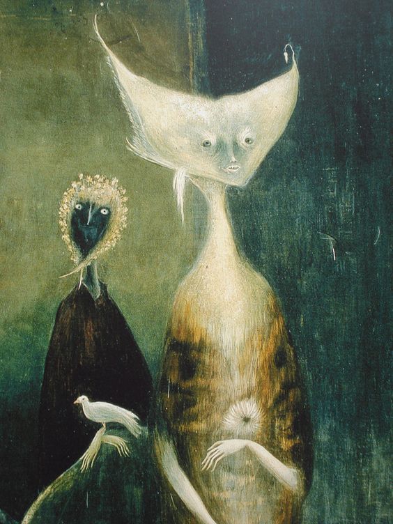 #art by Leonora Carrington,
(1917 - 2011)

#painting #surrealism