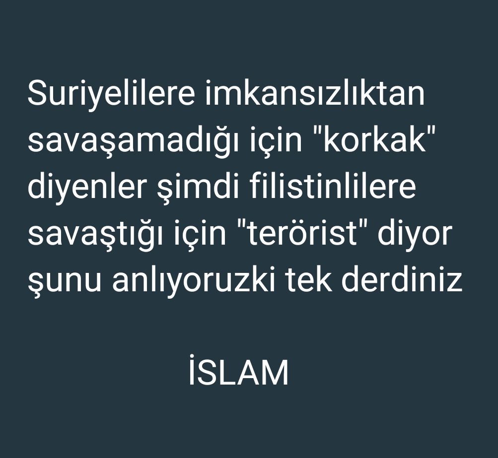 İslam'a düşman olan benim düşmanımdır!