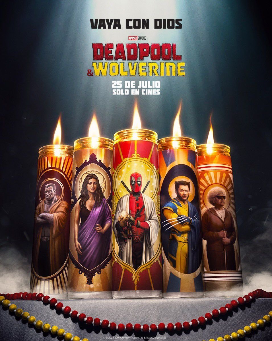 MarvelLatin's tweet photo. NUEVO POSTER DE DEADPOOL 3 https://t.co/Bmgcsh7DKj