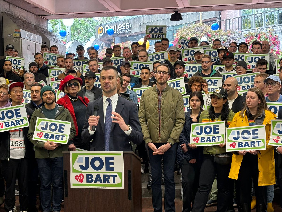 BIG NEWS: I’m running for <a href="/SFBART/">BART</a>! Join our campaign to make BART safe, clean, &amp; reliable!