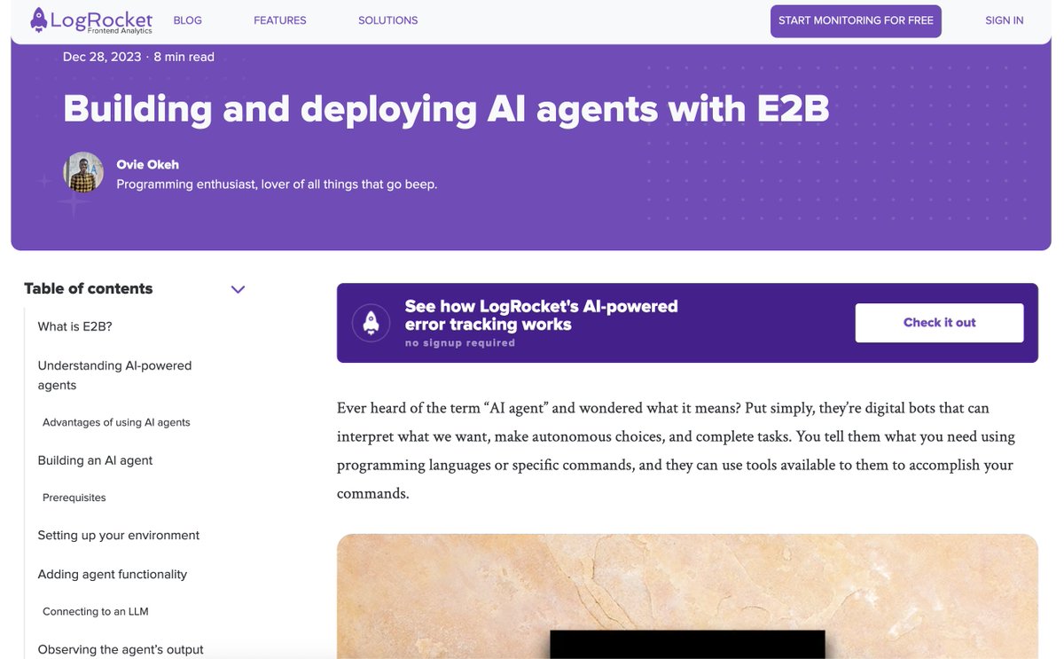 tereza_tizkova's tweet image. Love this blog post by @ovieokeh (@LogRocket)

🔗 blog.logrocket.com/building-deplo…