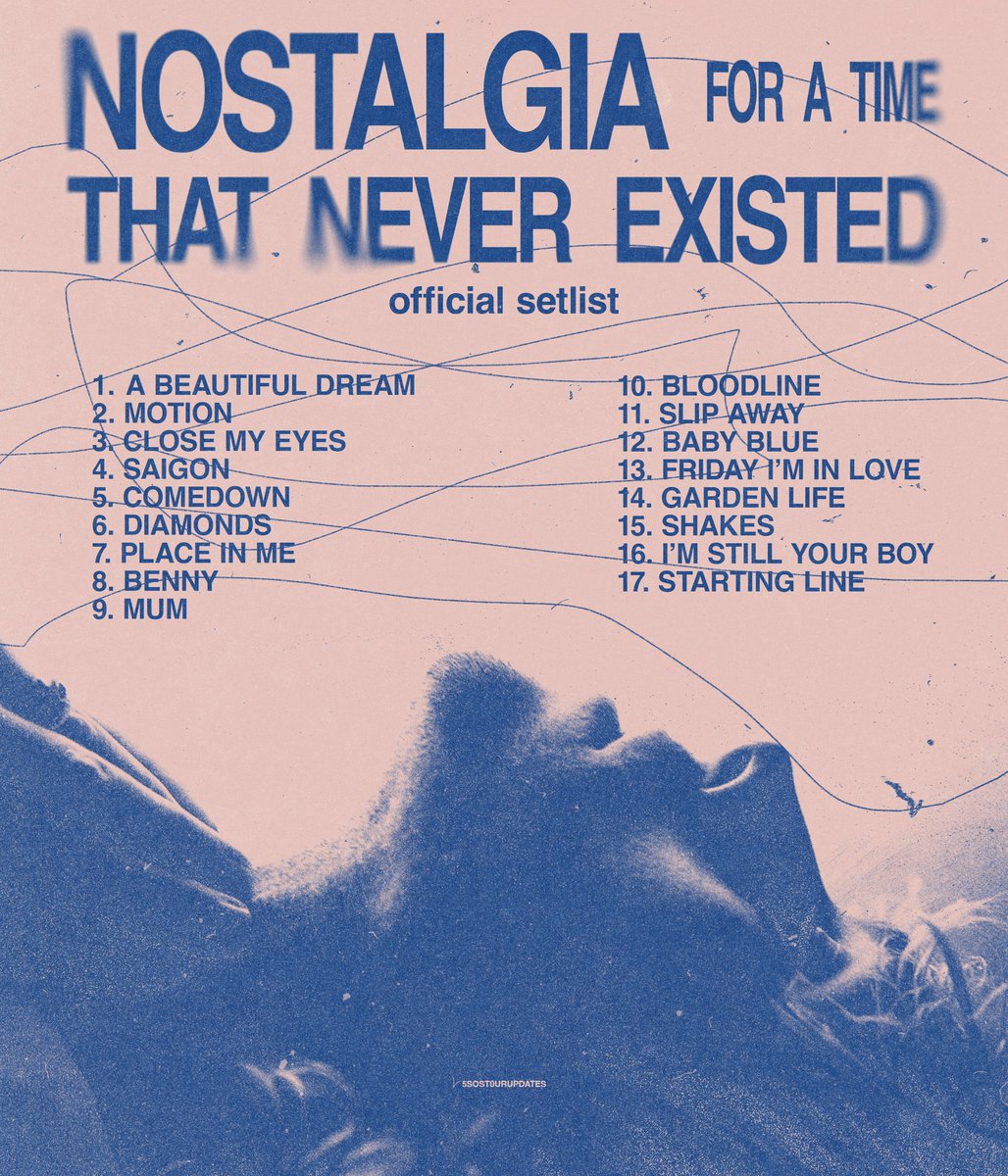 The Official Setlist for Nostalgia For A Time That Never Existed Tour! #NostalgiaForParis