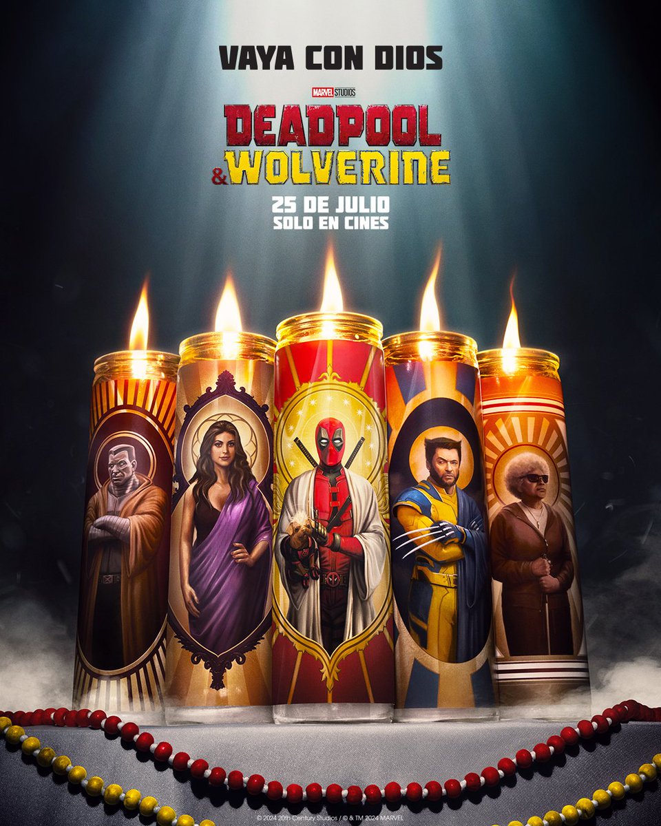 Tenemos nuevo poster oficial de la película Deadpool & Wolverine ❤️💛

Estreno #25Jul solo en cines 

#DeadpoolAndWolverine