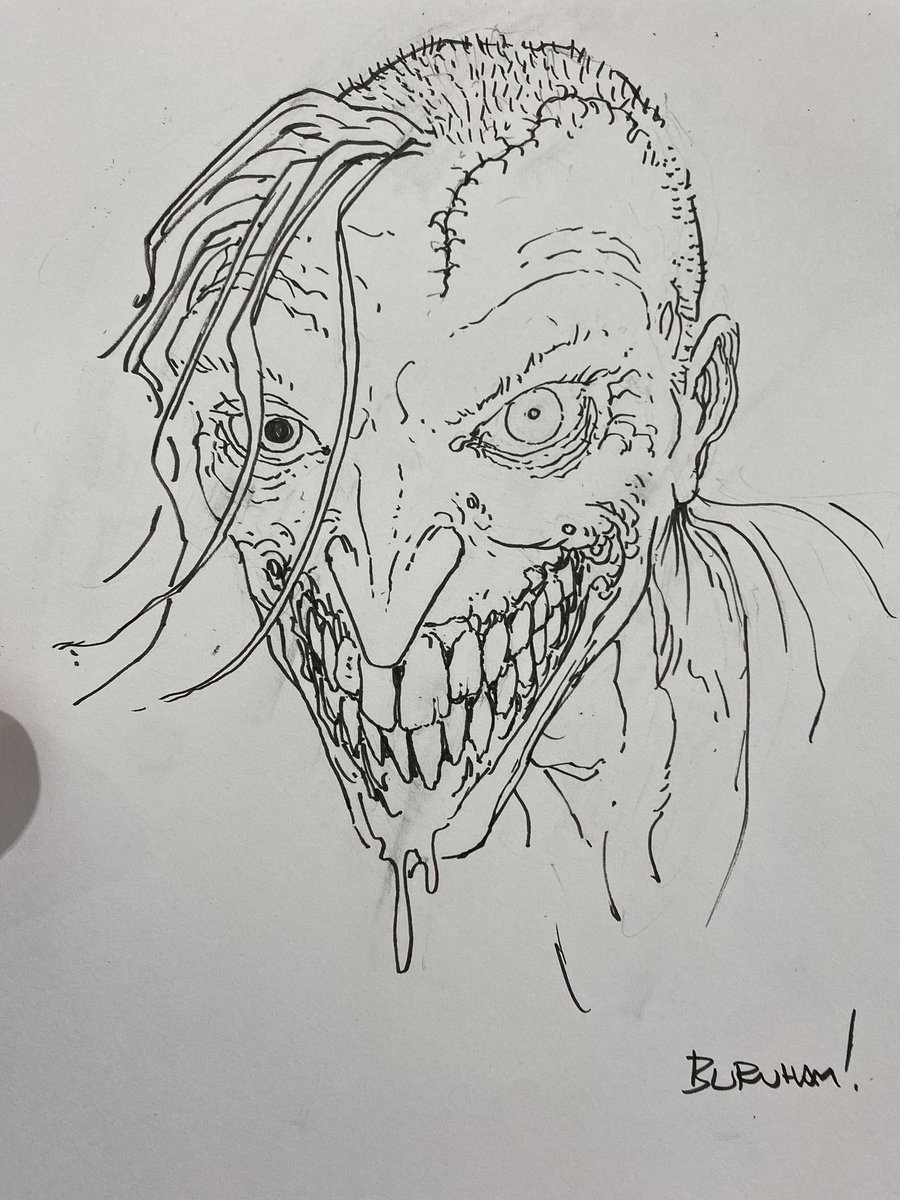 Maybe my favorite Joker drawing ever! FanExpo Philly!