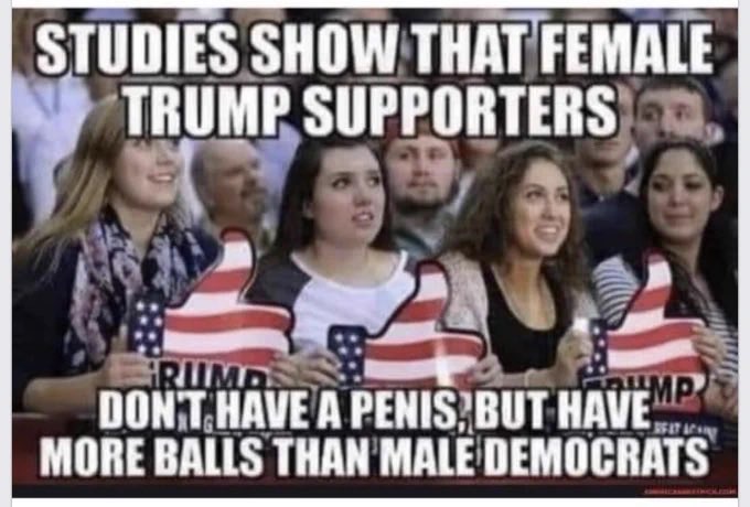 Sounds accurate to me💯💯 No confusion on our side 👊🏼 Our ladies are ALL WOMEN & PROUD OF IT!💯🇺🇸🙏🏼👊🏼 Let’s GOOO LADY TRUMPERS🔥🔥🔥 MAGA 💯💯🙏🏼🙏🏼🇺🇸🇺🇸