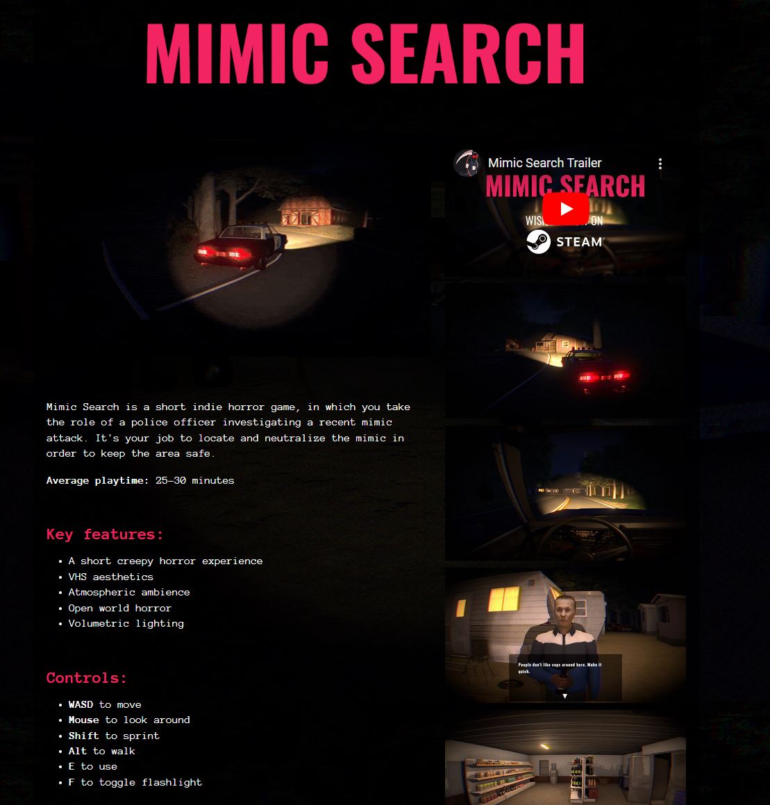 Mimic Search is now also available on ItchIO.

Try it out, if you haven't already.

Itch page is below  ⬇️
