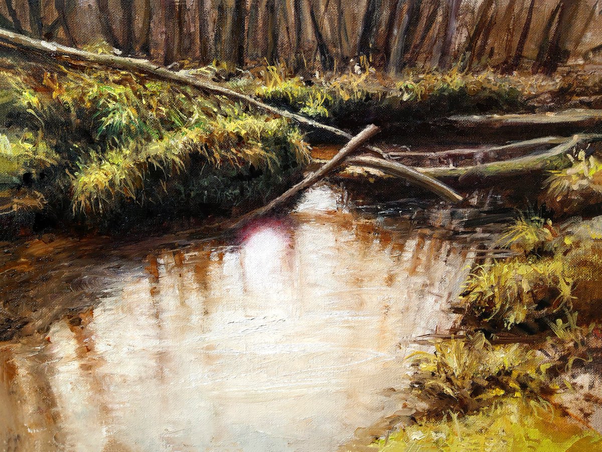 In a Forest, My oil painting