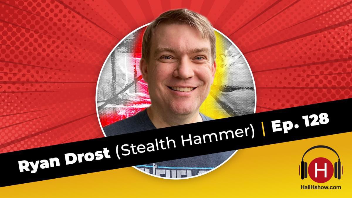 #HallHShow host, Aaron Nabus @AaronNabus welcomes back the creator/writer of #StealthHammer @StealthHammer, Ryan Drost! This #indie #comic has an active #Kickstarter going on until May 7, 2024 for the newest issue. Let’s help it finish strong! 🎧hallh.com/128
