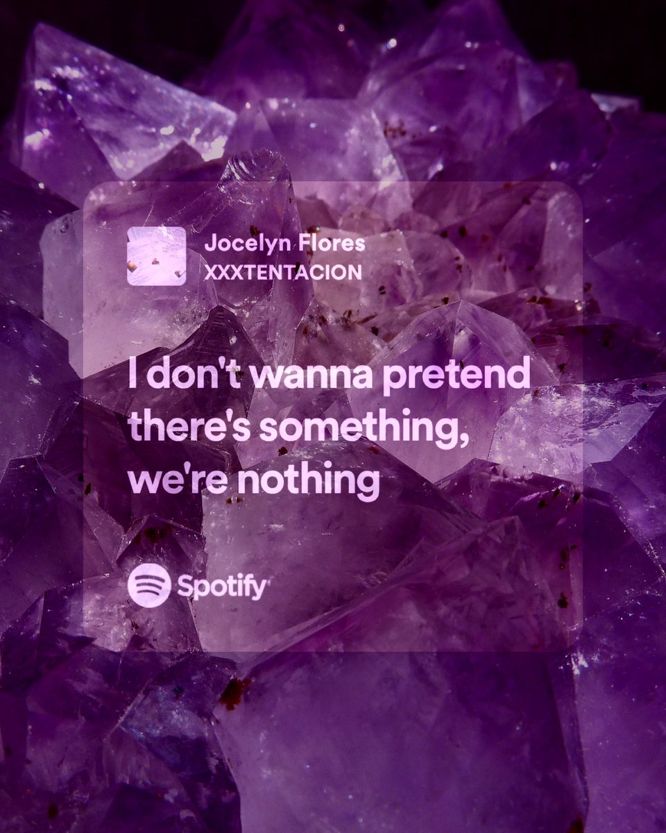 XXXTENTACION - Jocelyn Flores 

Hashtags:

#spotify #instamusic #instalike #music #streaming #musicstreaming #streamingmusic #audio #bluetooth #wireless #playlist #playlistspotify #spotifyplaylist #musicplatform #artist #singer #rapper #song #xxxtentacion