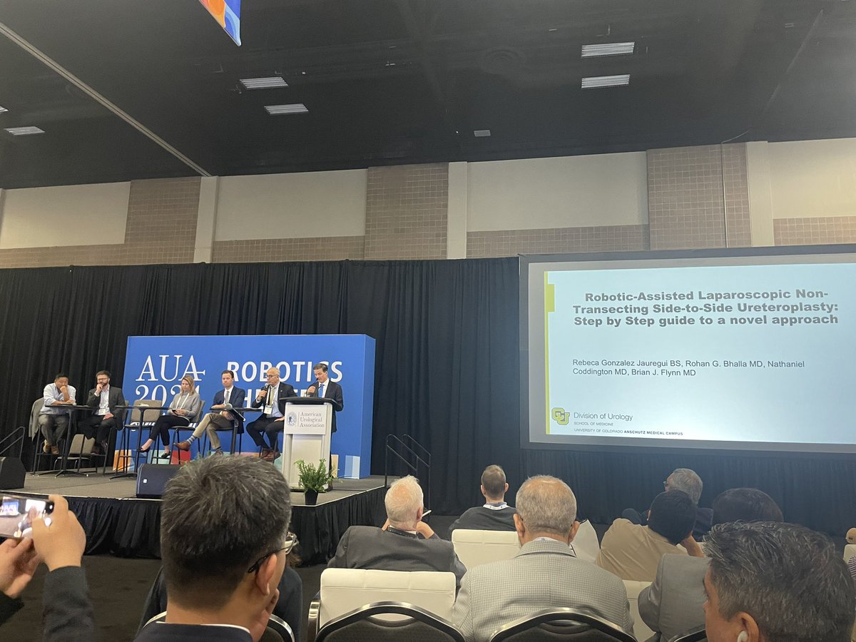 Rebeca Gonzalez Jauregui (she,her,hers) (@rebecagjauregui) on Twitter photo Fantastic Robotic Ureteral Reconstructive session at #AUA2024. Great panel of experts, including <a href="/Brian_J_Flynn/">Brian J. Flynn, M.D.</a> who also presented his technique for non-transecting ureteroplasty for the management of distal ureteral strictures. Fantastic Robotic Ureteral Reconstructive session at #AUA2024. Great panel of experts, including <a href="/Brian_J_Flynn/">Brian J. Flynn, M.D.</a> who also presented his technique for non-transecting ureteroplasty for the management of distal ureteral strictures.