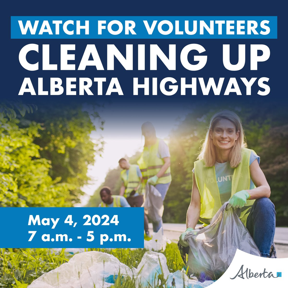 Reminder if you’re on the highways today to please slow down and be mindful of our volunteer cleanup crews! A number of groups, including local 4-H clubs, will be collecting trash in orange safety vests between 7am and 5pm today. Big thank you to all the volunteers and 4-H…