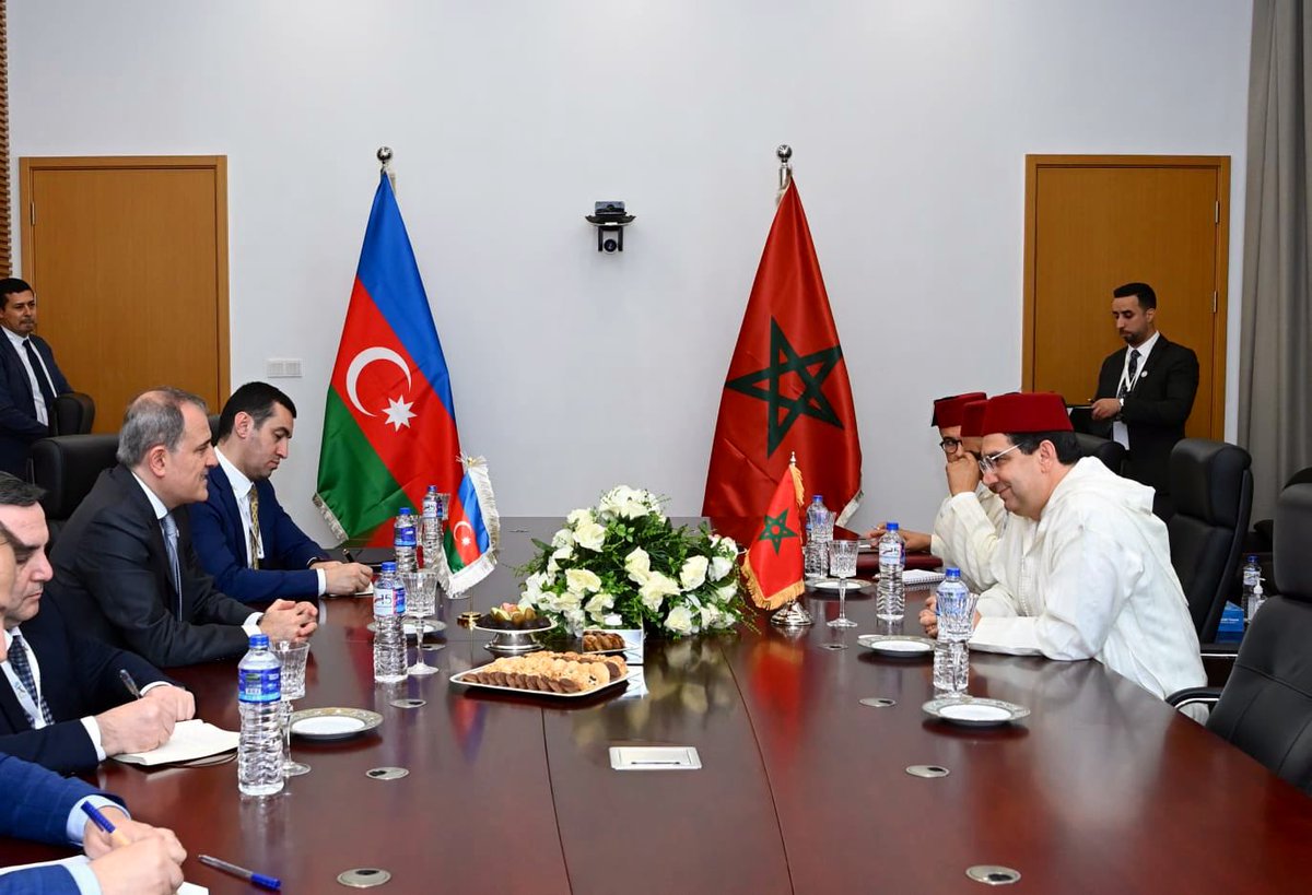Bourita 🇲🇦 a rencontré aujourd'hui: -Le Vice-President du conseil Libyen 🇱🇾 - Le MAE turque 🇹🇷 - Le MAE azéri 🇦🇿