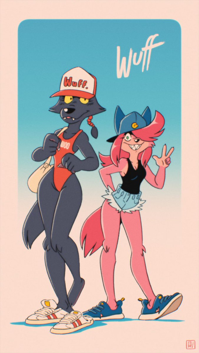 Two beach wolves! ✨