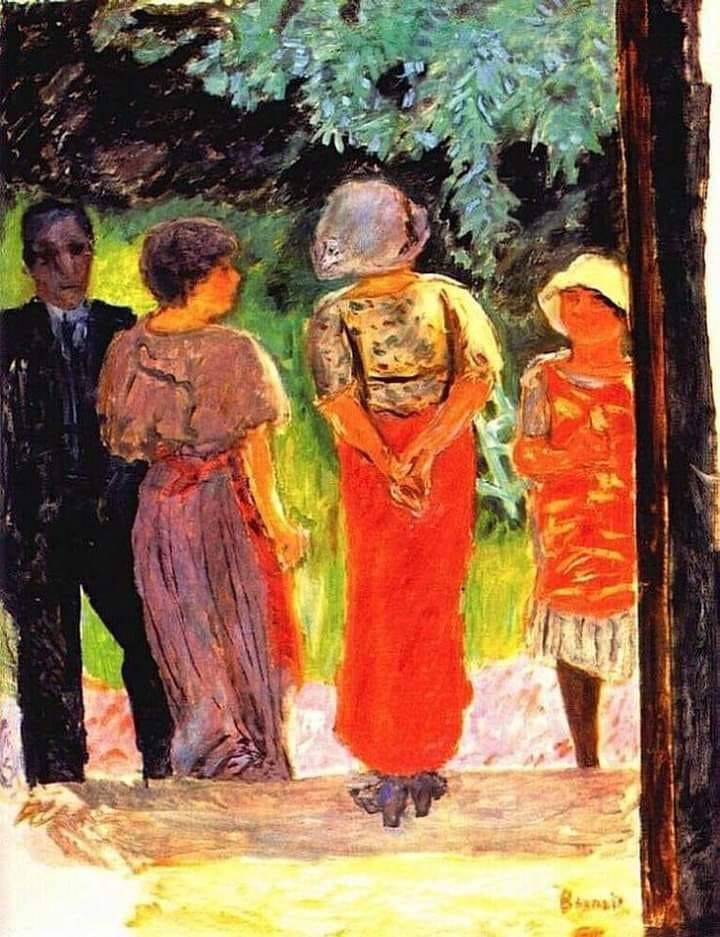 Pierre Bonnard
Conversation in The Park
(1922)