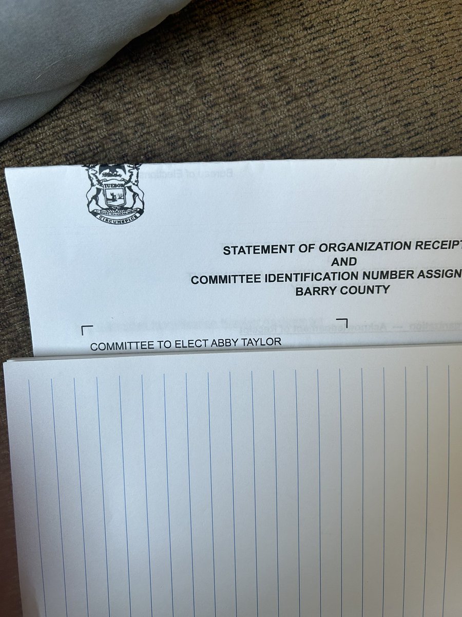 My first official piece of election mail #BarryCounty #CityCouncil #BeTheChange