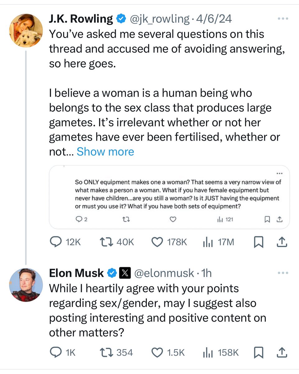 You know how far gone you have to be to have Elon Musk pull a “Ma’am this a Wendy’s” on you