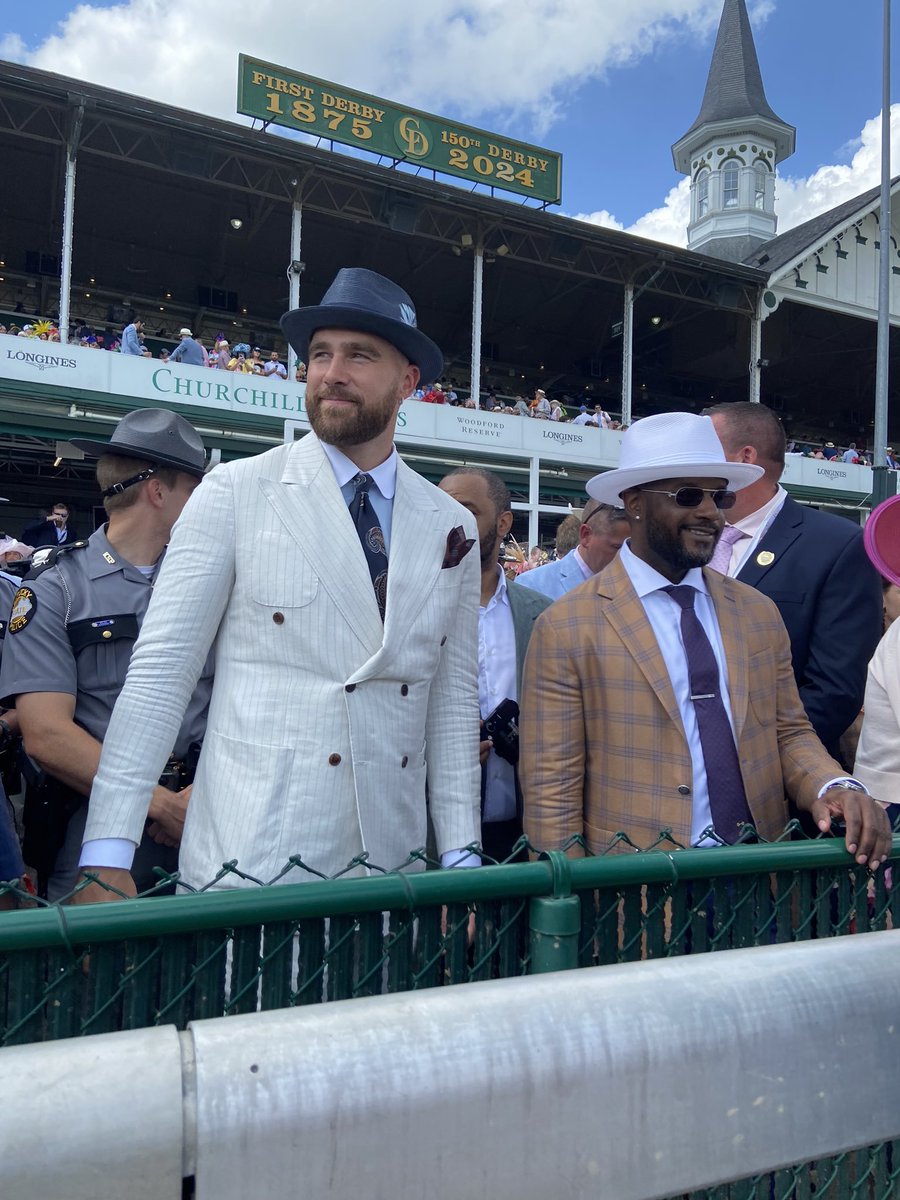 Travis Kelce at the #KentuckyDerby150