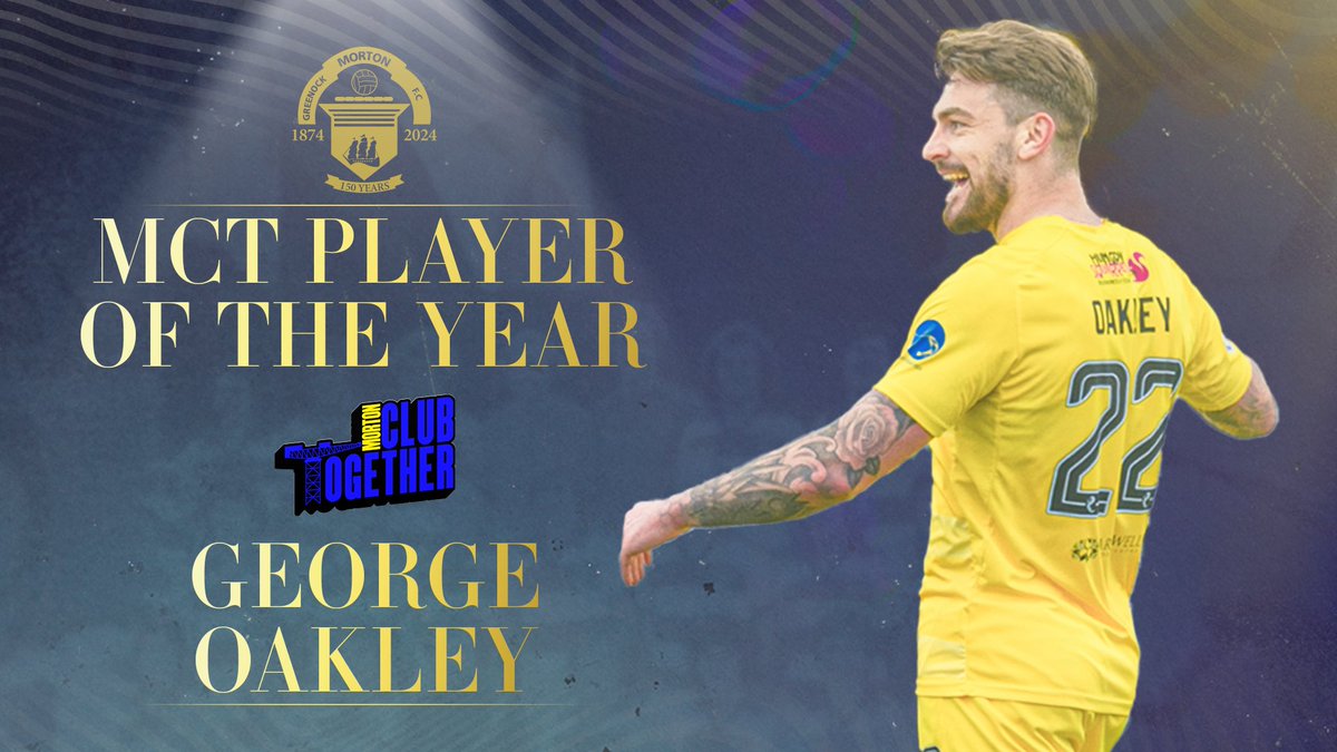 🏆 Chosen by the members of @TonClubTogether, your MCT Player of the Year is George Oakley!