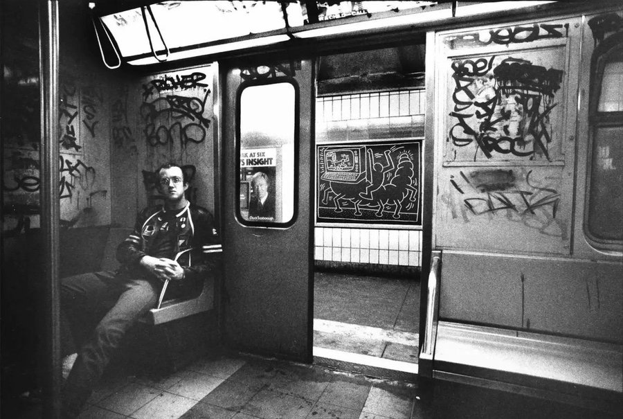 On the Subway, 1983 • Tseng Kwong Chi •