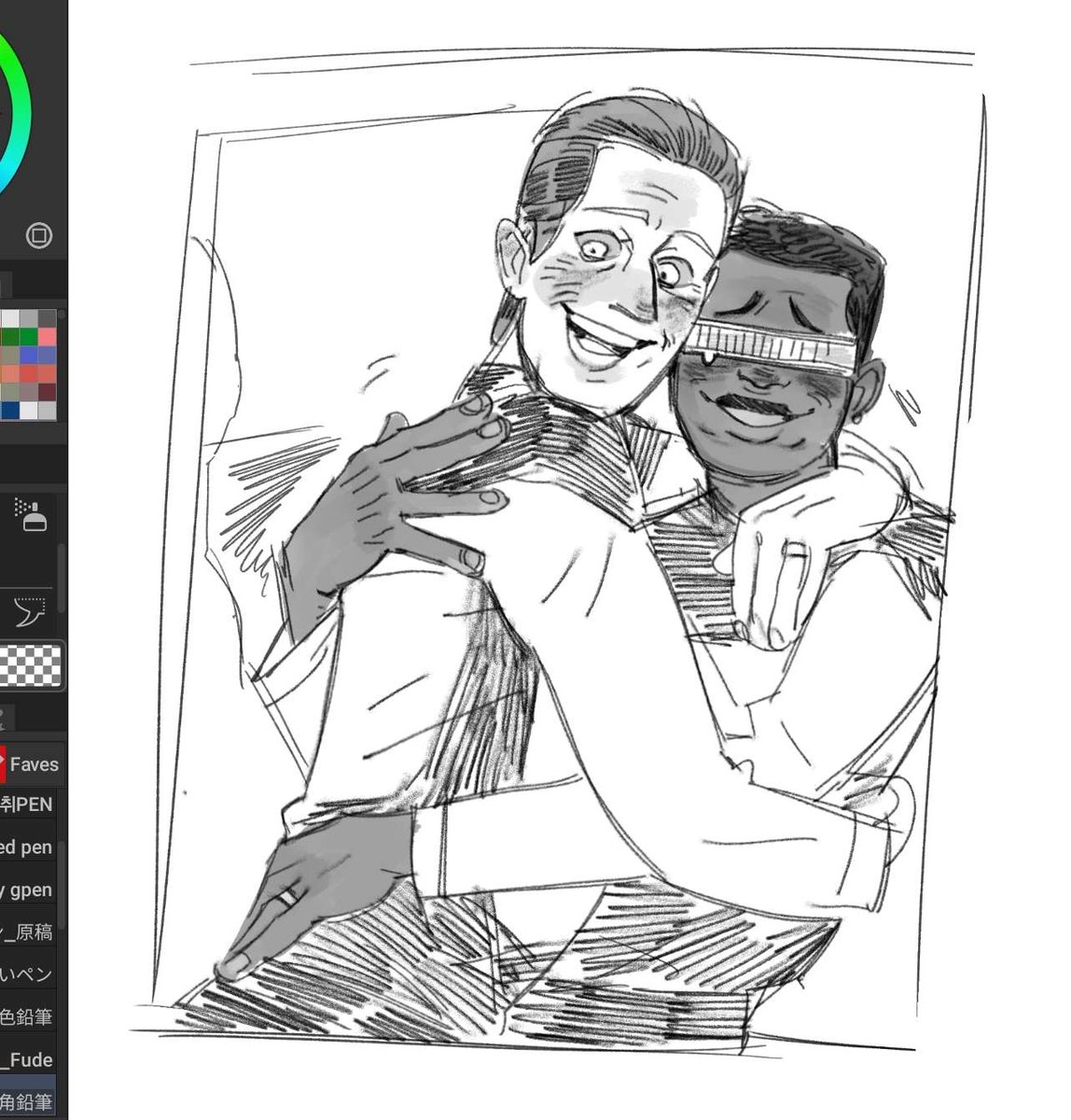 couple doodles .. been thinking about data w an emotionchip